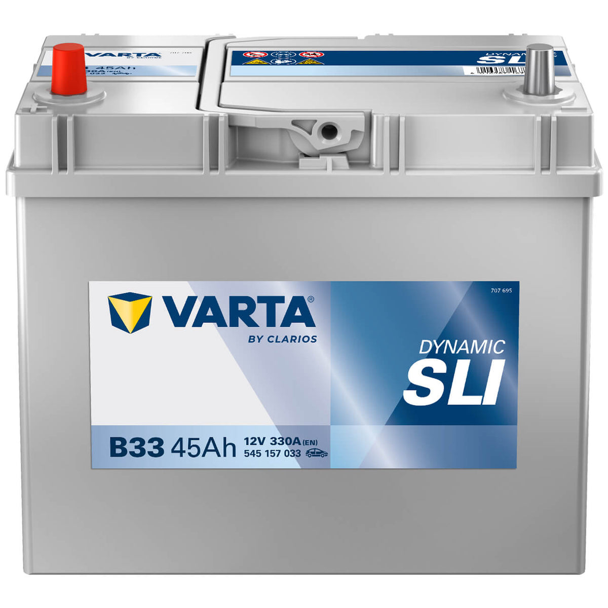 Autobatterie Varta Dynamic SLI B33 12V 45Ah 5451570333132 Front