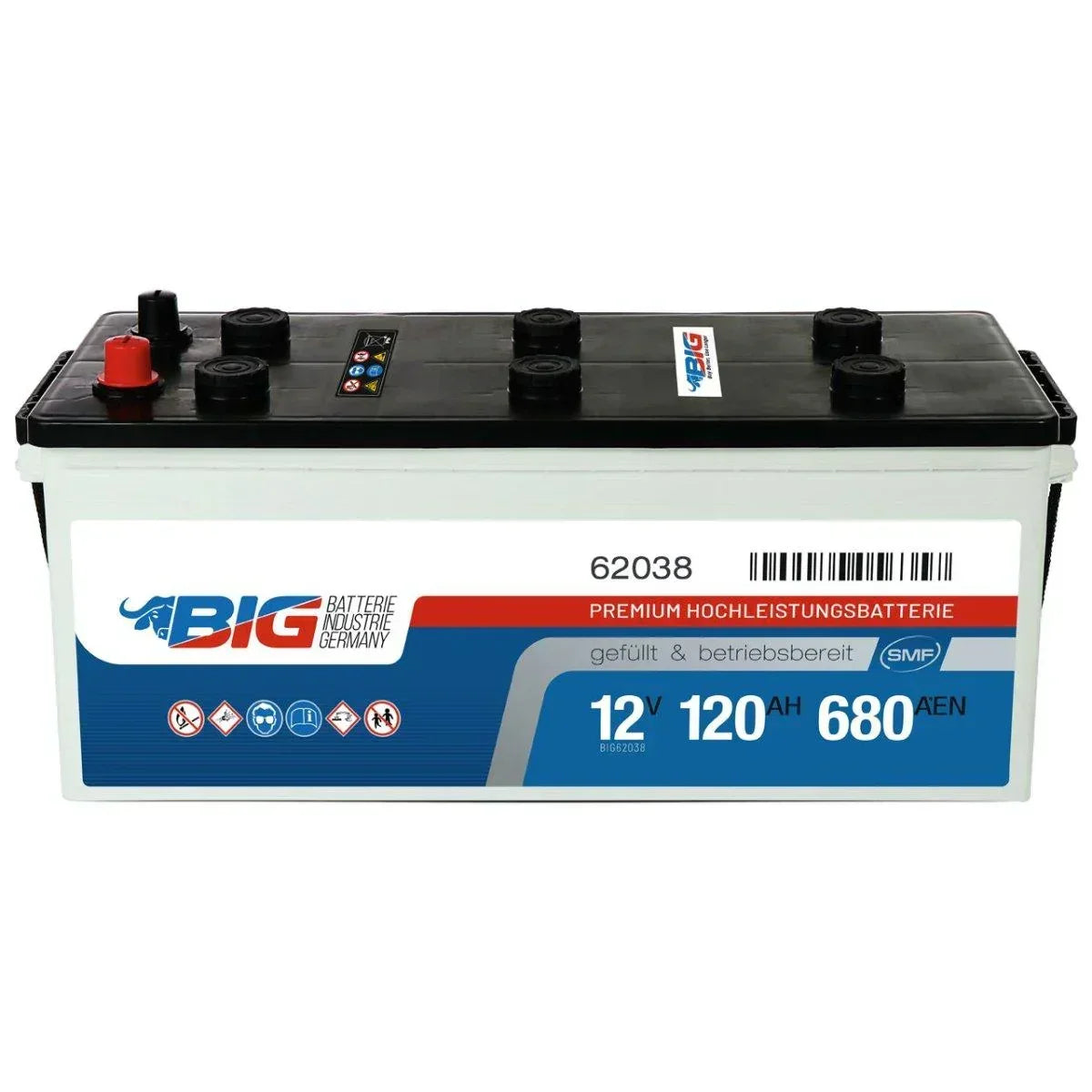 BIG Premium 62038 12V 120Ah 680A/EN LKW Batterie