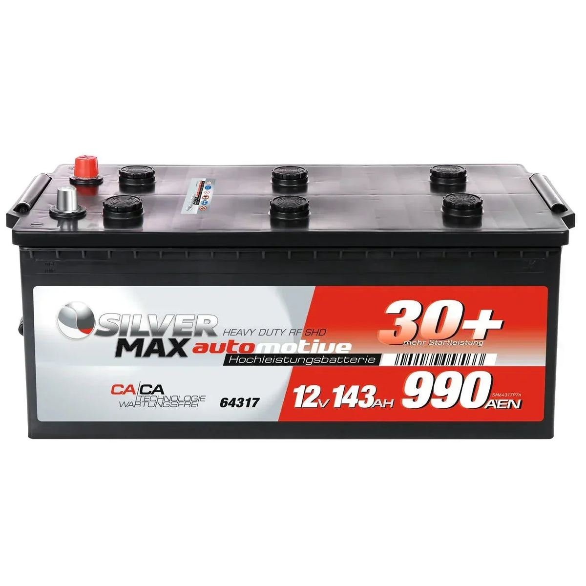 SilverMax 64317 12V 143Ah 990A/EN Nutzfahrzeugbatterie