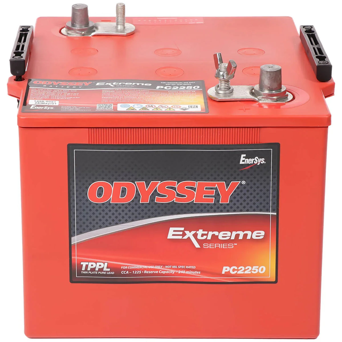Odyssey Marine ODS-AGM6M ersetzt PC2250 12 V 114 Ah 1225 A/EN