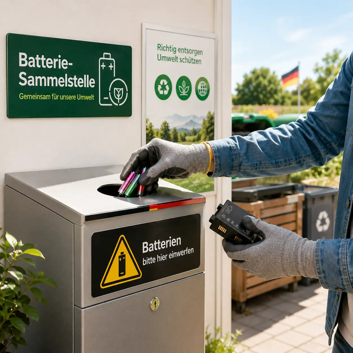 Lithium-Batterien in Deutschland entsorgen: So geht es sicher und richtig