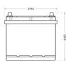 BIG Premium 54579 12V 45Ah 300A/EN Autobatterie