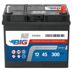 BIG Premium 54584 12V 45Ah 300A/EN Autobatterie