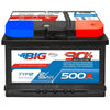 BIG +30% 12V 55Ah 500A/EN