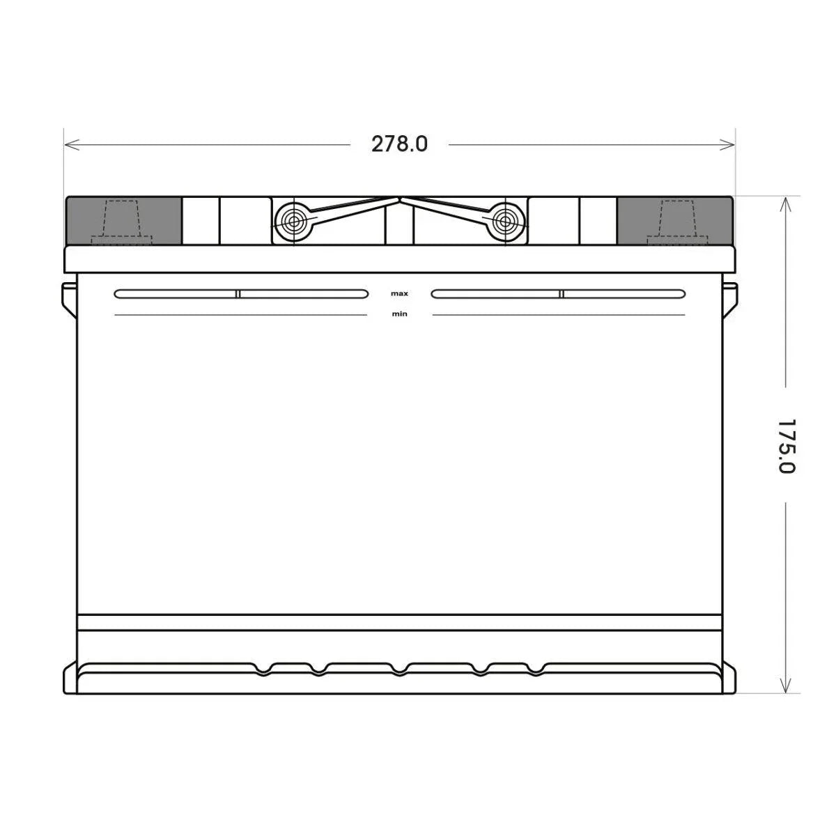 BIG Premium 56420 12V 64Ah 640A/EN Autobatterie