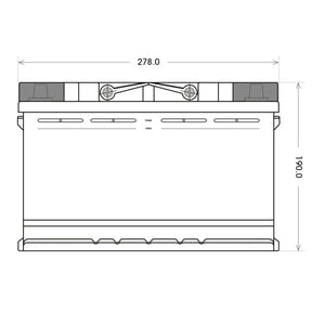 BIG Premium 56641 12V 66Ah 510A/EN Autobatterie