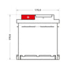 BIG +30% T-Modell 12V 75Ah 700A/EN Autobatterie