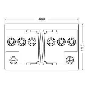 BIG Start-Stop AGM 12V 105Ah 1000A/EN Autobatterie