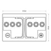 BIG Start-Stop AGM 12V 80Ah 850A/EN Autobatterie