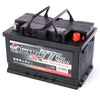 Autobatterie BlackMax 12V 77Ah Seite rechts
