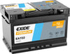 Autobatterie Exide Premium EA722 12V 72Ah Seite links