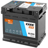 Autobatterie Exide Carbon Boost 2.0 EFB EL550 12V 55Ah Seite rechts