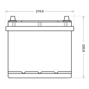 SilverMax 54579 12V 45Ah 330A/EN Autobatterie