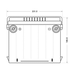 BIG USA CAR 57575 12V 75Ah 510A/EN US Autobatterie