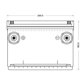 BIG USA CAR 58578 12V 85Ah 590A/EN US Autobatterie