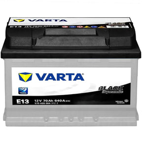 Autobatterie Varta Black Dynamic E13 12V 70Ah 5704090643122 Front