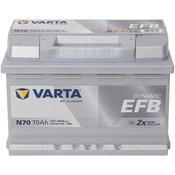 Varta N70 Dynamic EFB 12V 70Ah 760A/EN Autobatterie