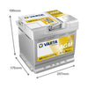 Varta A9 Dynamic AGM 12V 50Ah 540A/EN