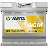 Varta A9 Dynamic AGM 12V 50Ah 540A/EN