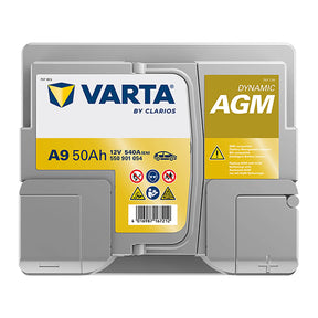 Varta A9 Dynamic AGM 12V 50Ah 540A/EN
