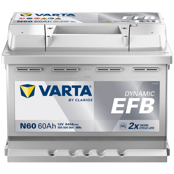 Varta N60 Dynamic EFB 12V 60Ah 640A/EN Autobatterie
