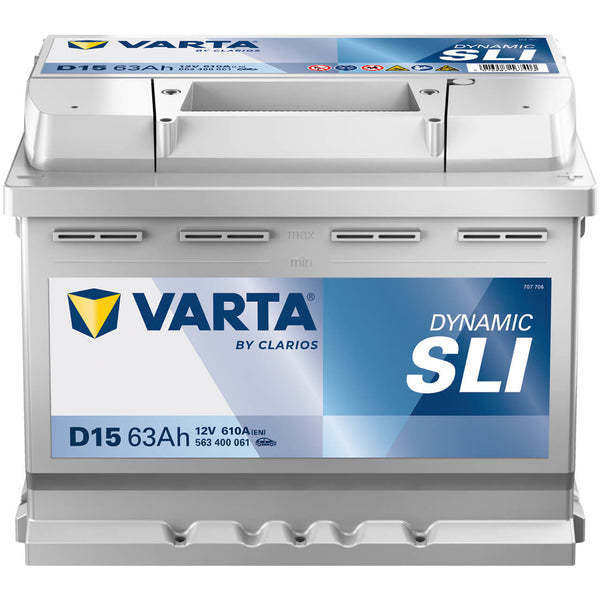 Varta D15 Dynamic SLI 12V 63Ah 610A/EN Autobatterie