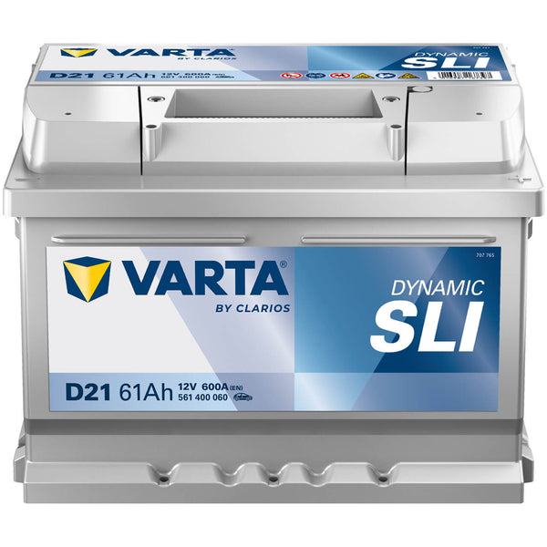 Varta D21 Dynamic SLI 12V 61Ah 600A/EN Autobatterie