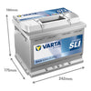 Varta D43 Dynamic SLI 12V 60Ah 540A/EN Autobatterie