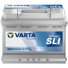 Autobatterie Varta Dynamic SLI D43 12V 60Ah 5601270543132 Seite Front