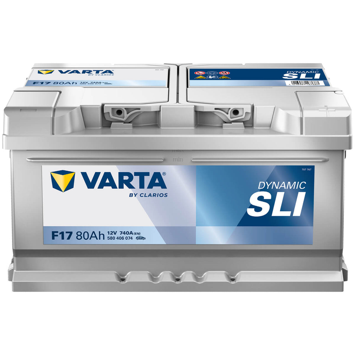 Autobatterie Varta Dynamic SLI F17 12V 80Ah 5804060743132 Front
