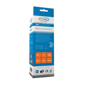 Auto und Motorrad Batterieladegerät Cartools Powerload 6V / 12V 4A Verpackung hinten