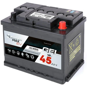 Bordnetzbatterie SilverMax EV GEL 12V 45Ah Seite rechts