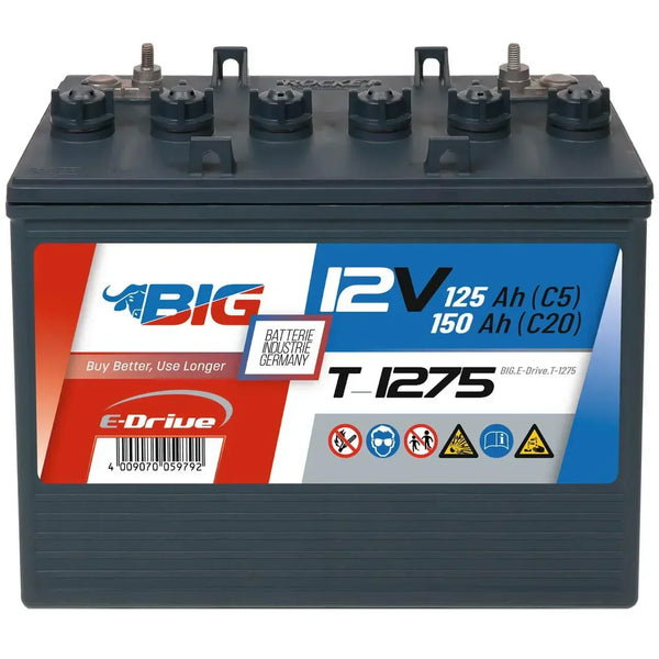 BIG E-Drive T-1275 (GC2) 12V 150Ah Traktionsbatterie