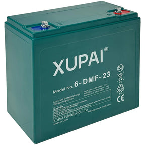 XUPAI 6-DMF-23 AGM 12V 23Ah C3 (3hr) ersetzt 6-DZF-20 Traktionsbatterie