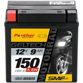 Motorradbatterie Panther GEL CB9-B 50914 12V 9Ah Front