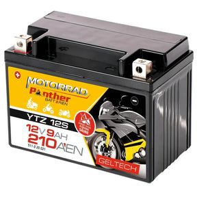 Motorradbatterie Panther GEL YTZ12S 51120 12V 9Ah Seite rechts