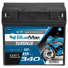 BLUEMAX Motorsport 51913 GEL 12V 19Ah 340A/EN Motorradbatterie