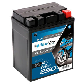 BLUEMAX Motorsport 51411 GEL 12V 14Ah 250A/EN Motorradbatterie