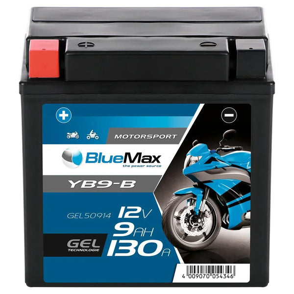 BLUEMAX Motorsport 50914 GEL 12V 9Ah 130A/EN Motorradbatterie