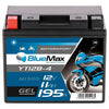 BLUEMAX Motorsport 51015 GEL 12V 11Ah 195A/EN Motorradbatterie