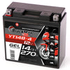 Motorradbatterie BlackMax Motorsport GEL YT14B-4 51422 12V 14Ah Seite rechts