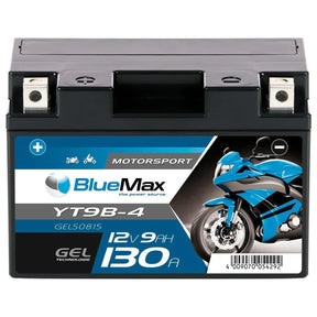 BLUEMAX Motorsport 50815 GEL 12V 9Ah 130A/EN Motorradbatterie