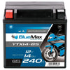 BLUEMAX Motorsport YTX14-BS 51214 GEL 12V 14Ah 240A/EN Motorradbatterie