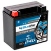 BLUEMAX Motorsport YTX14-BS 51214 GEL 12V 14Ah 240A/EN Motorradbatterie