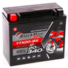 Motorradbatterie BlackMax Motorsport GEL YTX20-BS 52013 12V 20Ah Seite links