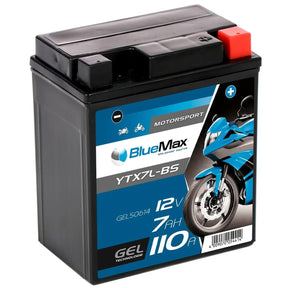 BLUEMAX Motorsport 50614 GEL 12V 7Ah 110A/EN Motorradbatterie