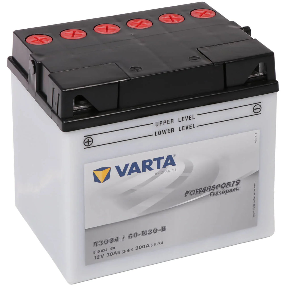 Varta Powersports 53034 12V 30Ah 300A Motorradbatterie