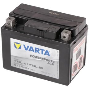 Motorradbatterie Varta Powersports AGM YT4L-BS 50314 12V 3Ah Seite rechts