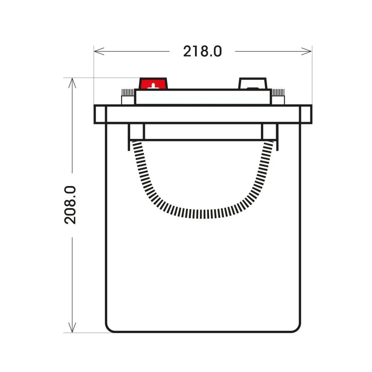 BIG Premium 63014 12V 130Ah 680A/EN LKW Batterie
