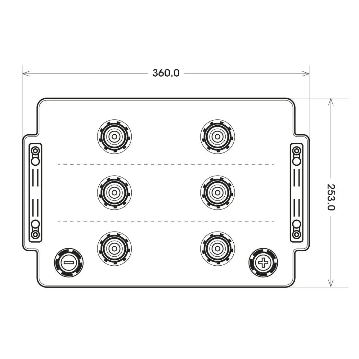 BIG Premium 63542 12V 135Ah 680A/EN LKW Batterie